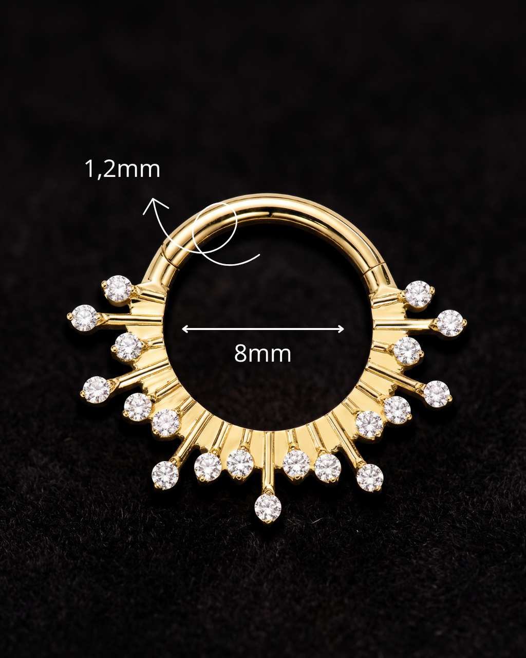 AUBEPINE - Septum Titane ASTM F136