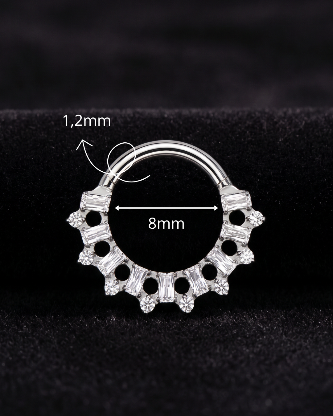 CLARISSA - Septum Titane ASTM F136