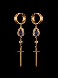 GERMAINE - Medieval Sword Style Sapphire Tapers 6mm to 38mm