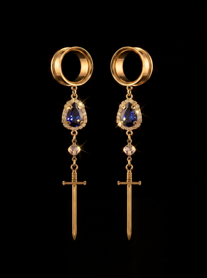 GERMAINE - Medieval Sword Style Sapphire Tapers 6mm to 38mm