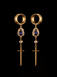 GERMAINE - Medieval Sword Style Sapphire Tapers 6mm to 38mm