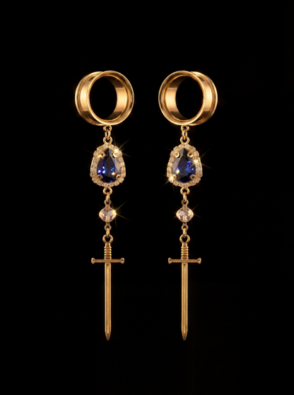 GERMAINE - Medieval Sword Style Sapphire Tapers 6mm to 38mm