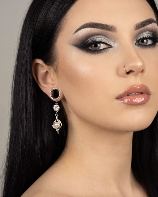 OLIVIA - Barocke Stacheldraht-Poison-Ohr-Tunnel 6mm bis 38mm