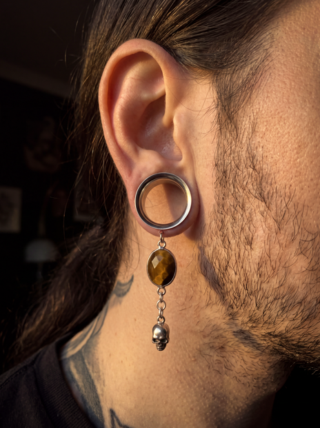 OLIVIA - Barocke Stacheldraht-Poison-Ohr-Tunnel 6mm bis 38mm