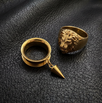 ecarteur homme doré baroque chic 