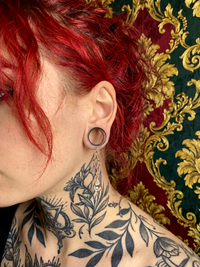 OLIVIA - Barocke Stacheldraht-Poison-Ohr-Tunnel 6mm bis 38mm