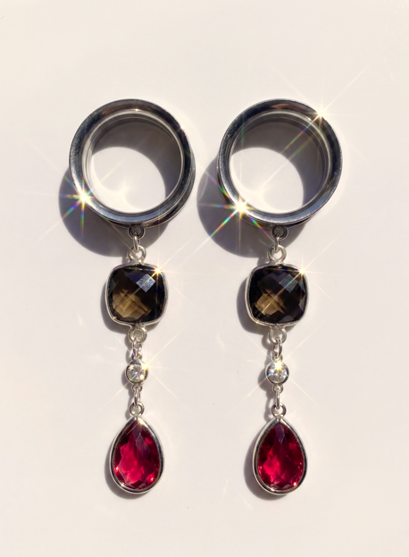 LULA – rote barocke gotische 6 mm bis 38 mm Rubin-Dehner