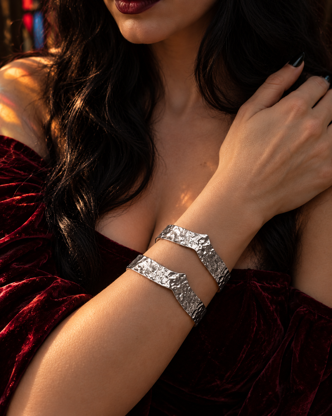 OONA - Bracelets médiévaux martelés