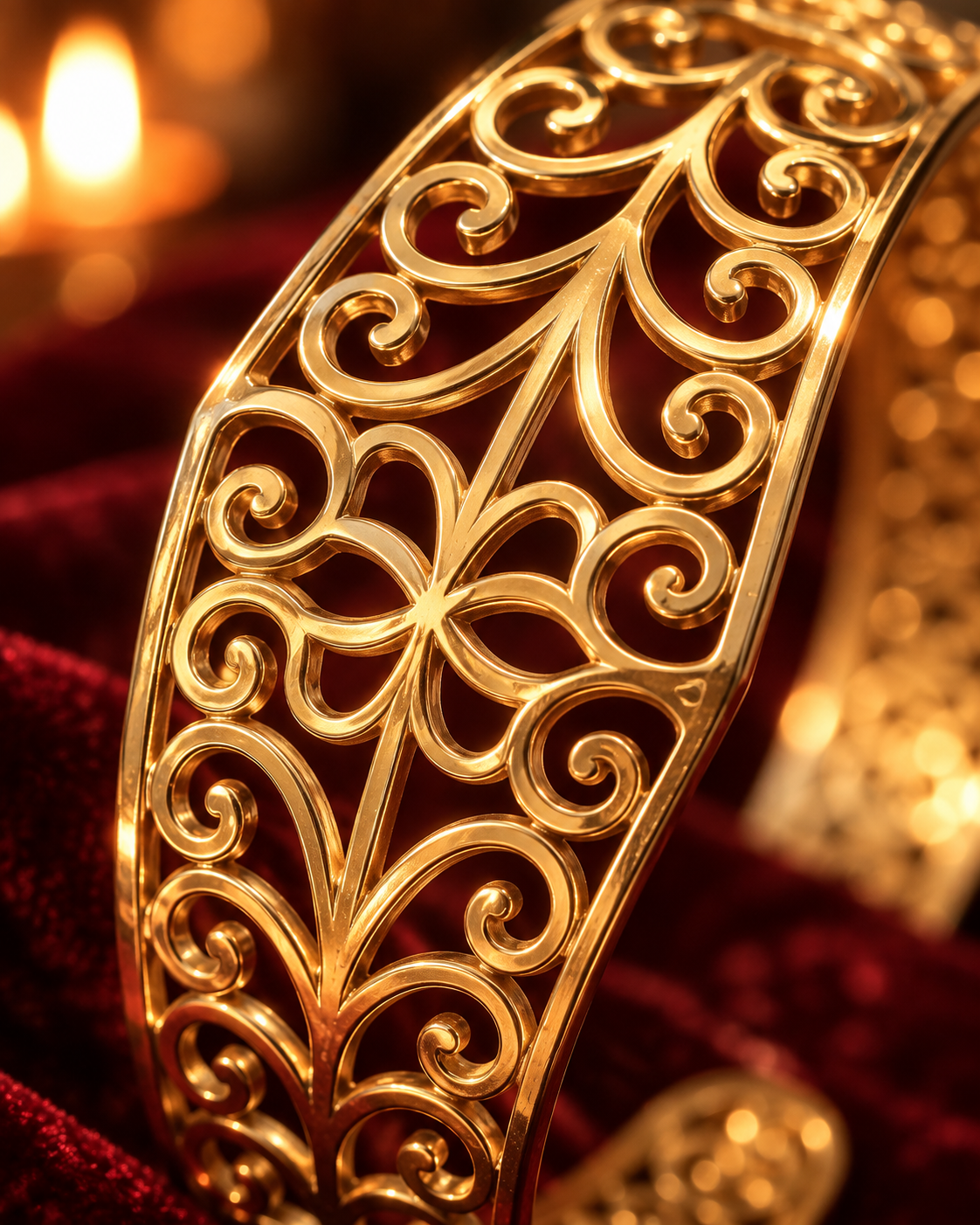 EDITH - Bracelet Baroque Rosace