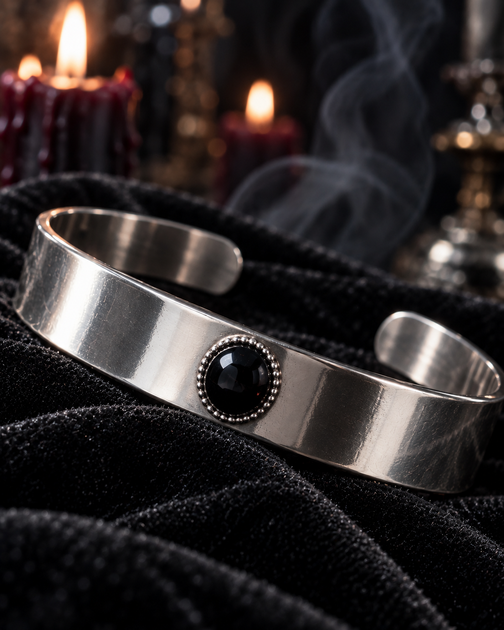 MALFOY - Bracelet véritable Obsidienne