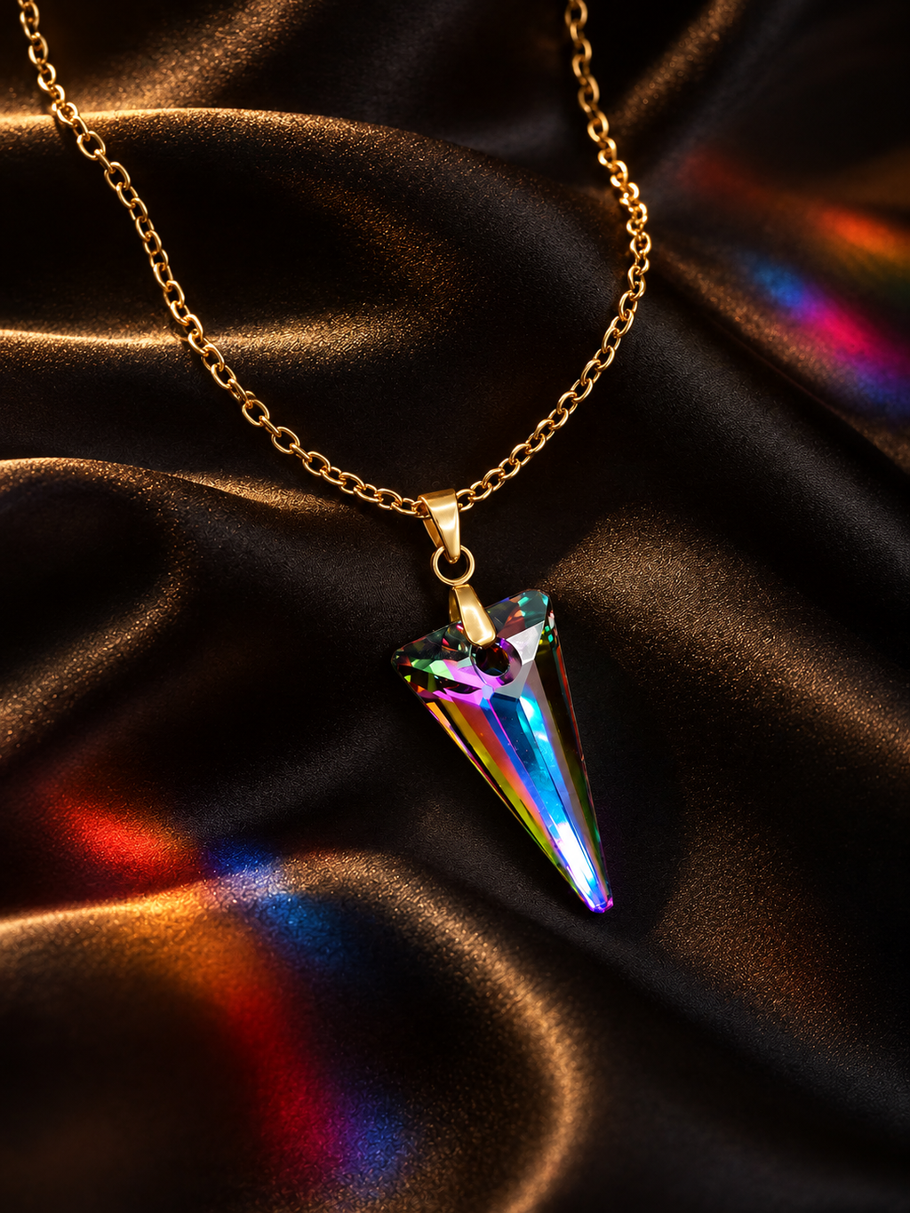 MARIE ANNE Collier Vitrail 2026 - Pic Swarovski Vitrail 28mm