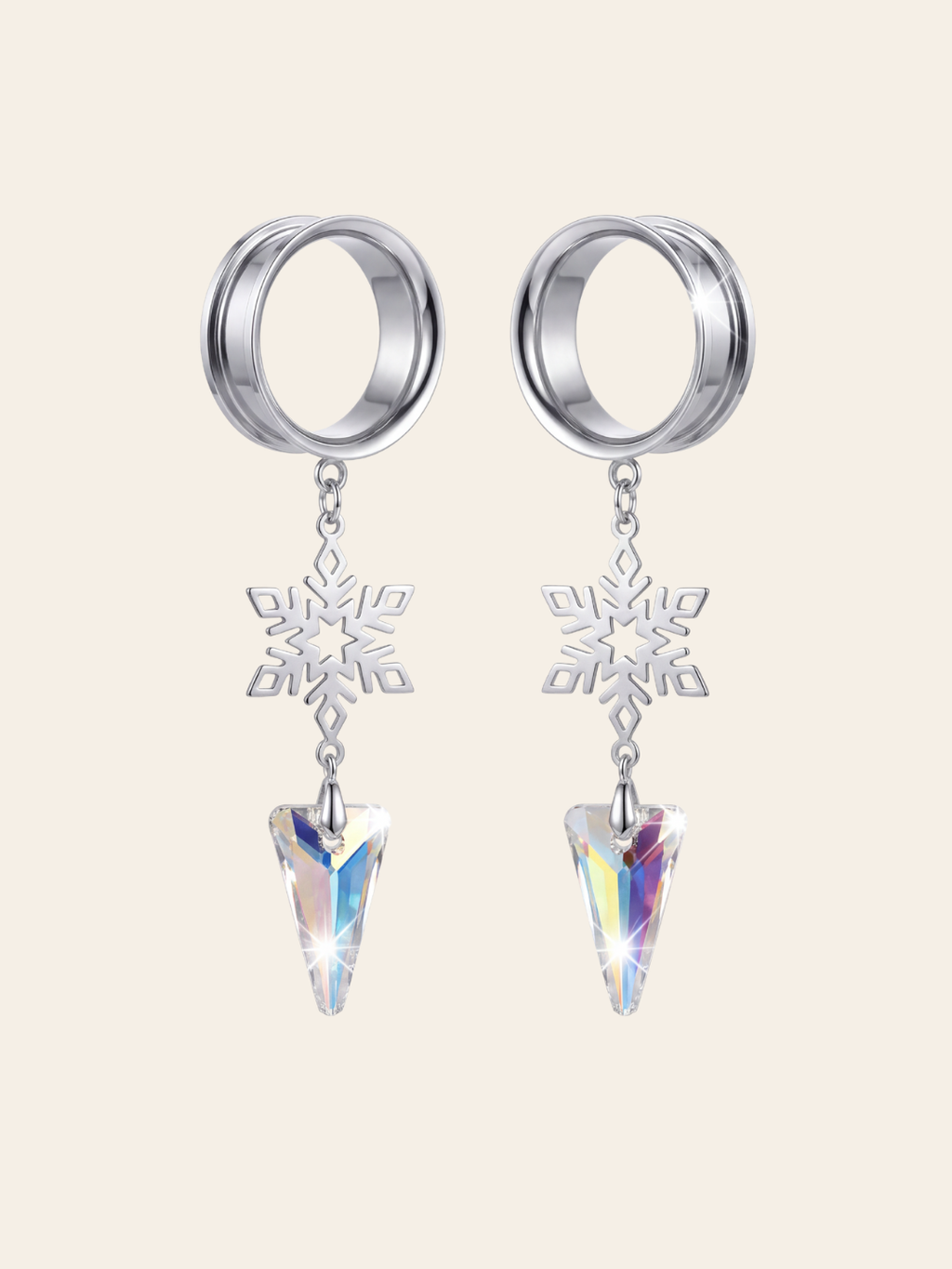 OLIVIA - Barocke Stacheldraht-Poison-Ohr-Tunnel 6mm bis 38mm