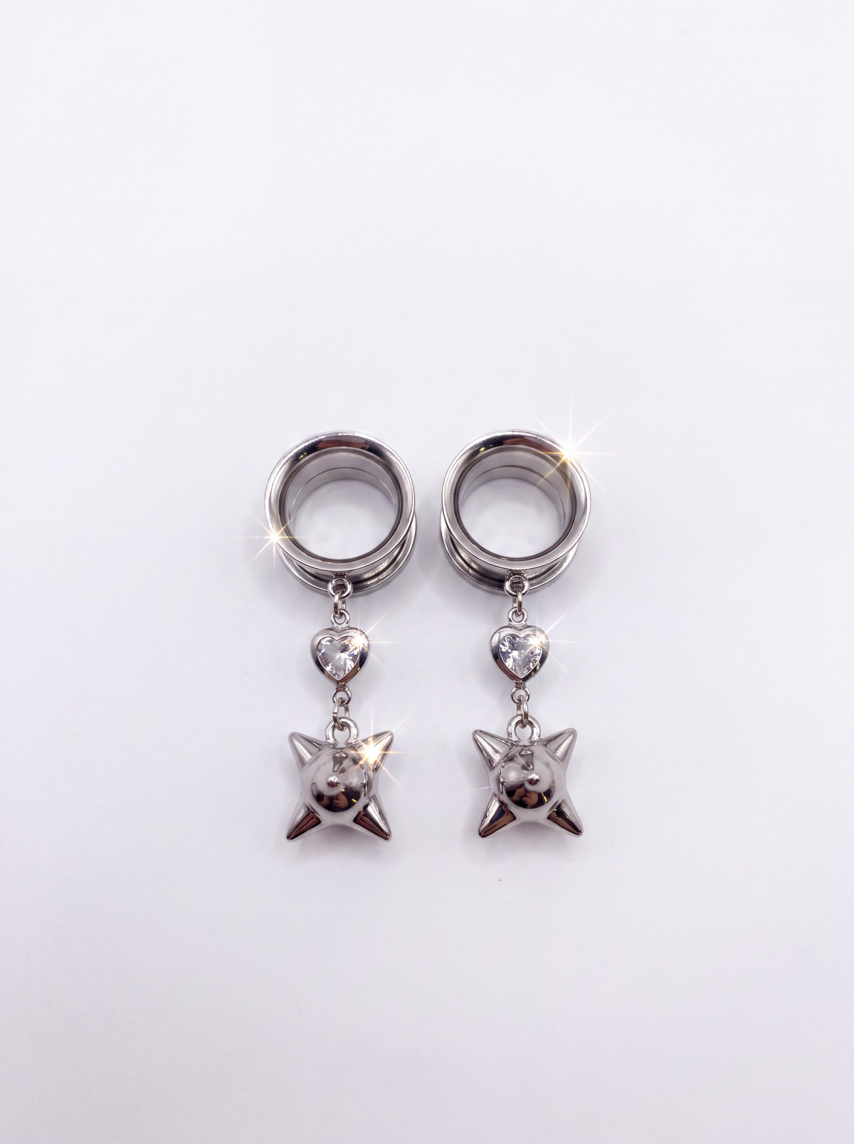 ALARIC - écarteurs argent médiévale arme du 6mm au 38mm