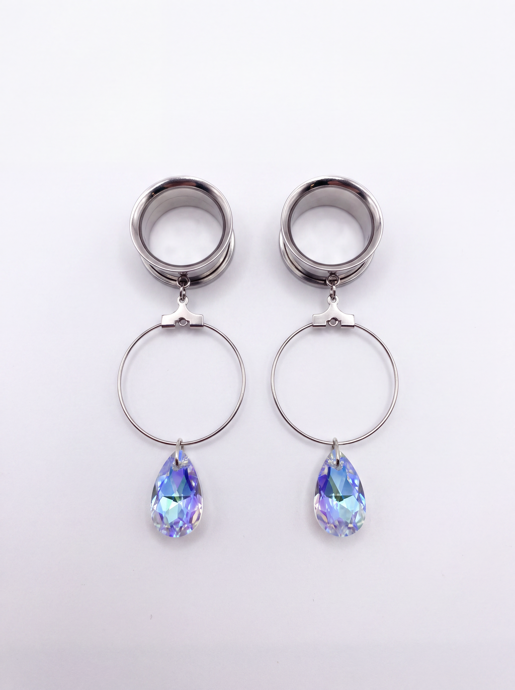 OLIVIA - Barocke Stacheldraht-Poison-Ohr-Tunnel 6mm bis 38mm