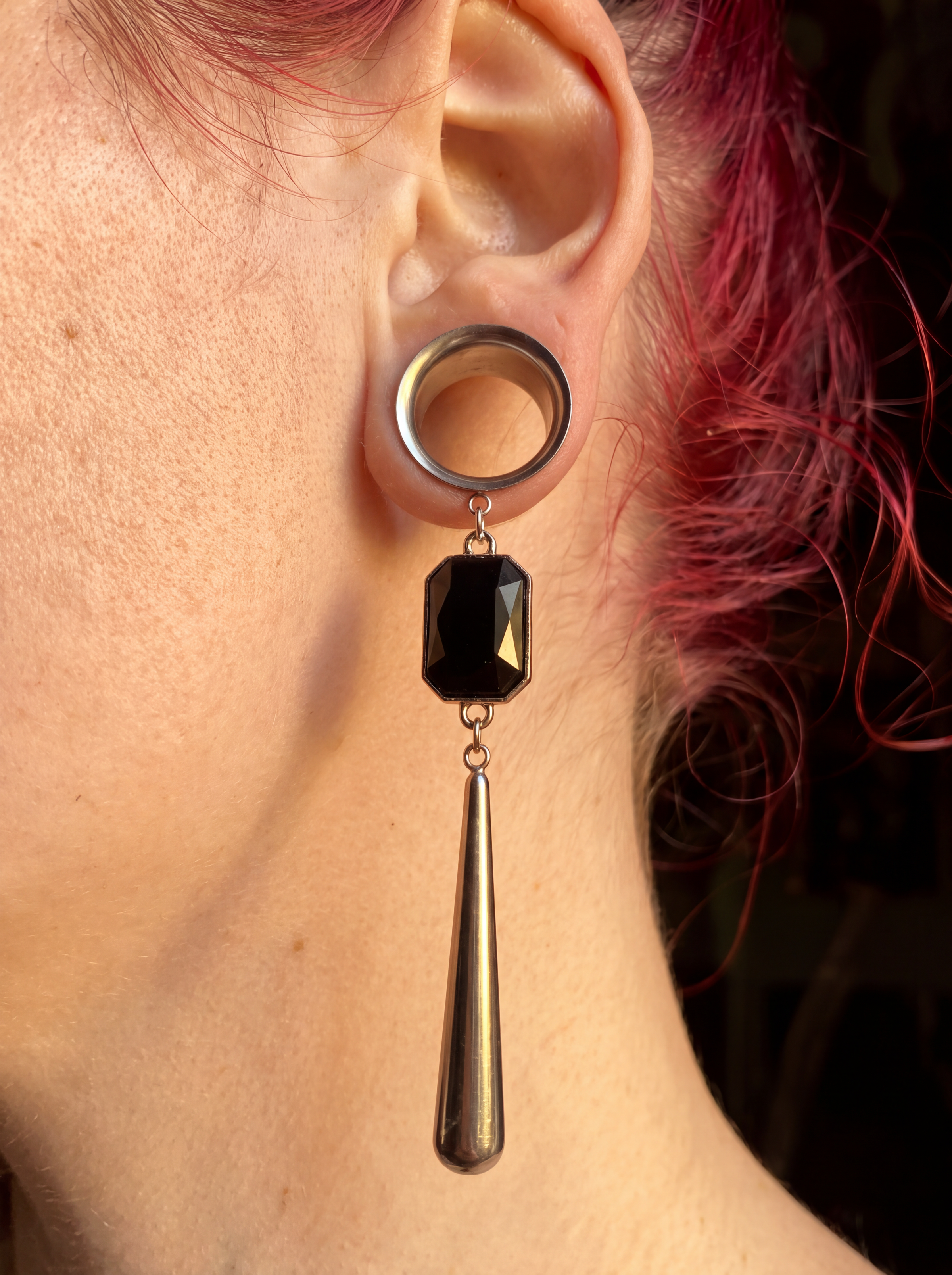 OLIVIA - Barocke Stacheldraht-Poison-Ohr-Tunnel 6mm bis 38mm