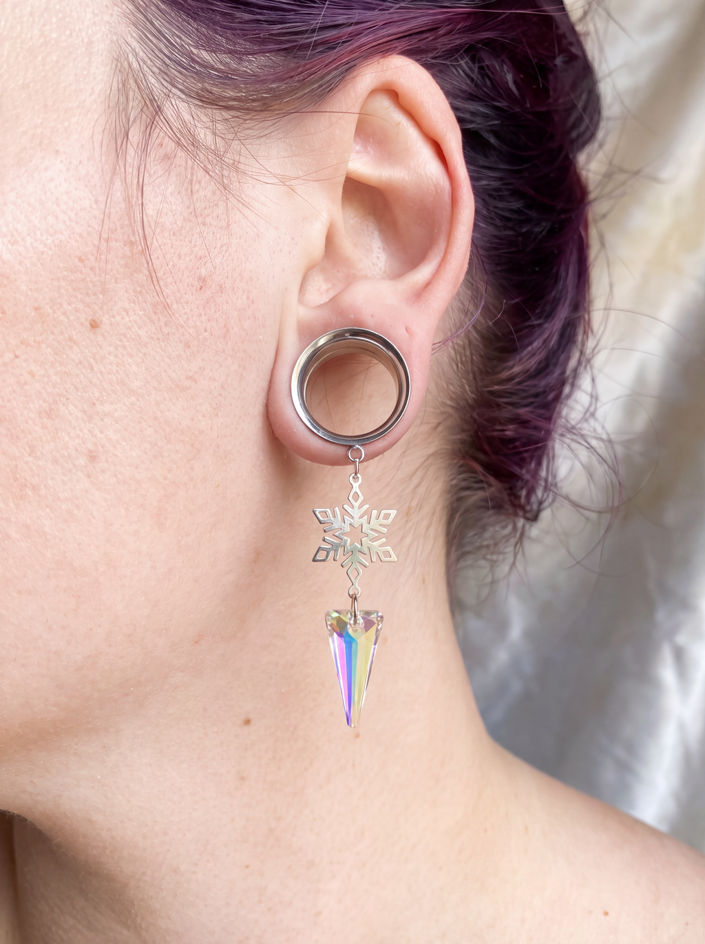OLIVIA - Barocke Stacheldraht-Poison-Ohr-Tunnel 6mm bis 38mm