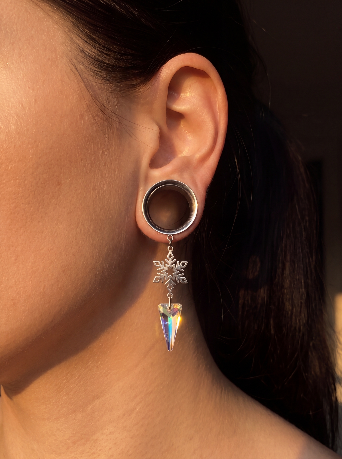 OLIVIA - Barocke Stacheldraht-Poison-Ohr-Tunnel 6mm bis 38mm