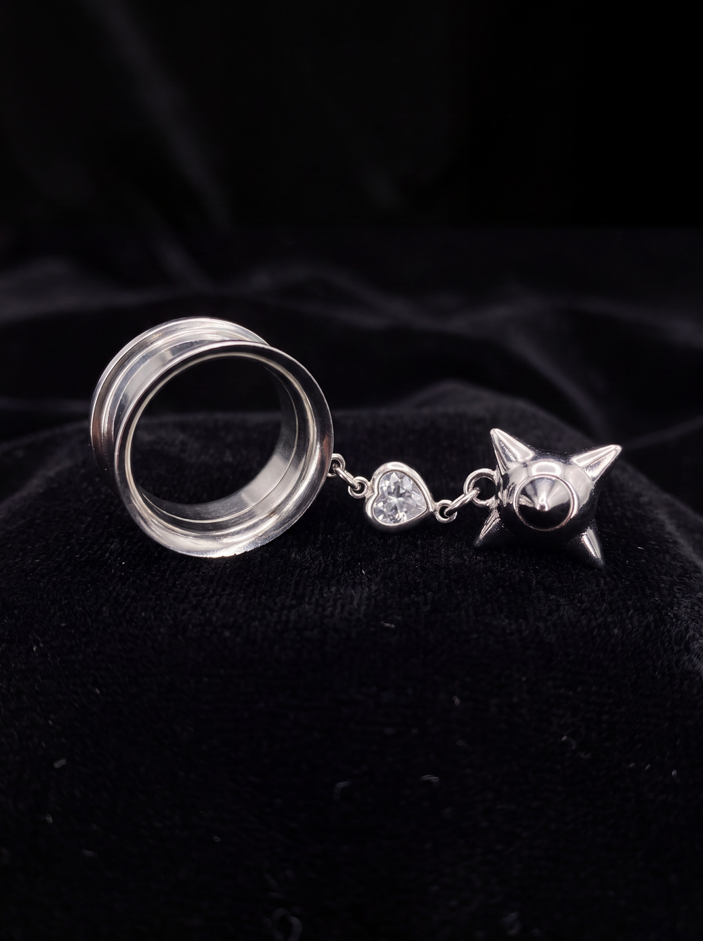 ALARIC - écarteurs argent médiévale arme du 6mm au 38mm