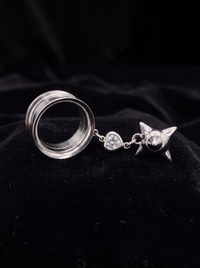 ALARIC - écarteurs argent médiévale arme du 6mm au 38mm