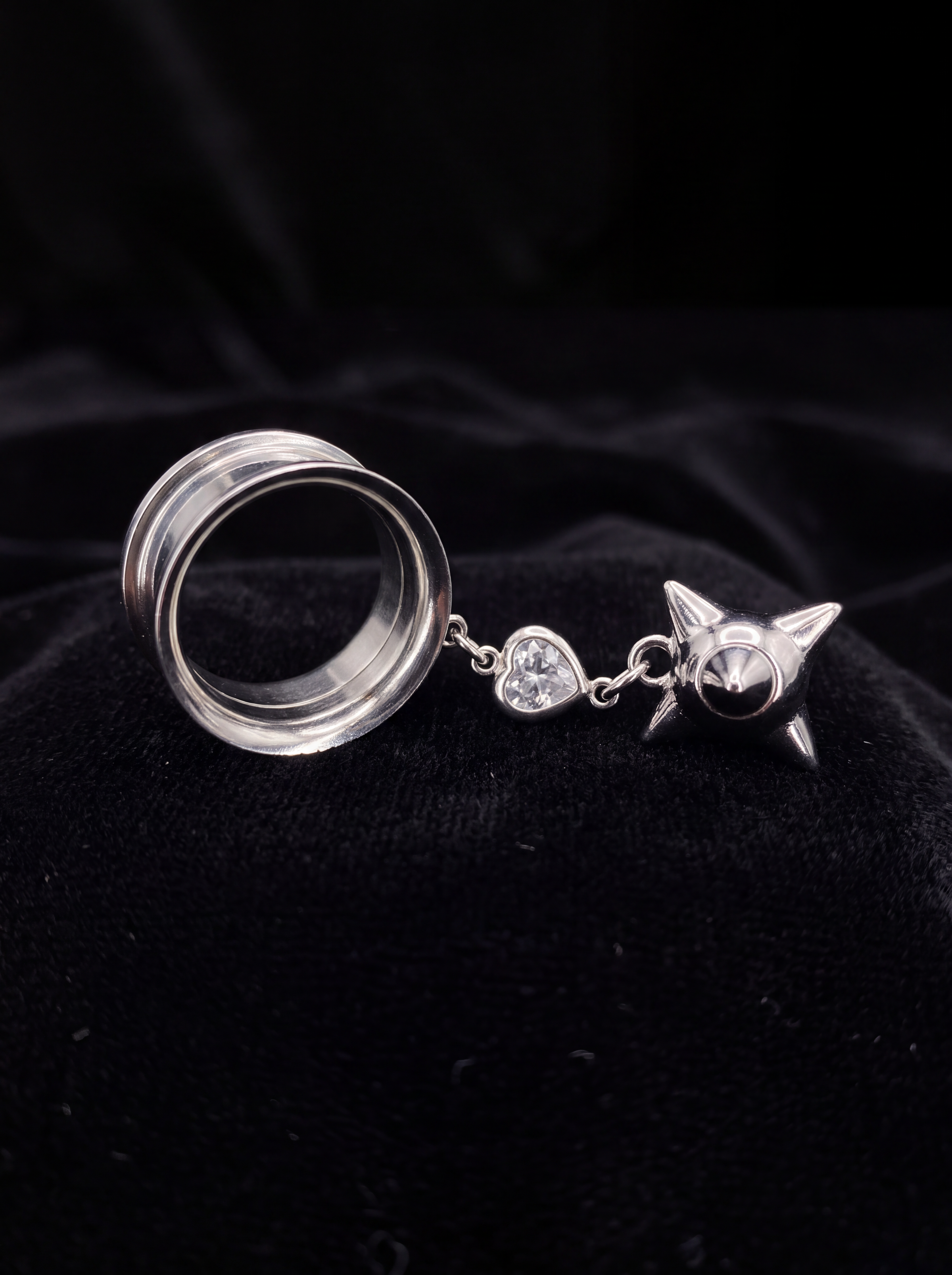 ALARIC - écarteurs argent médiévale arme du 6mm au 38mm