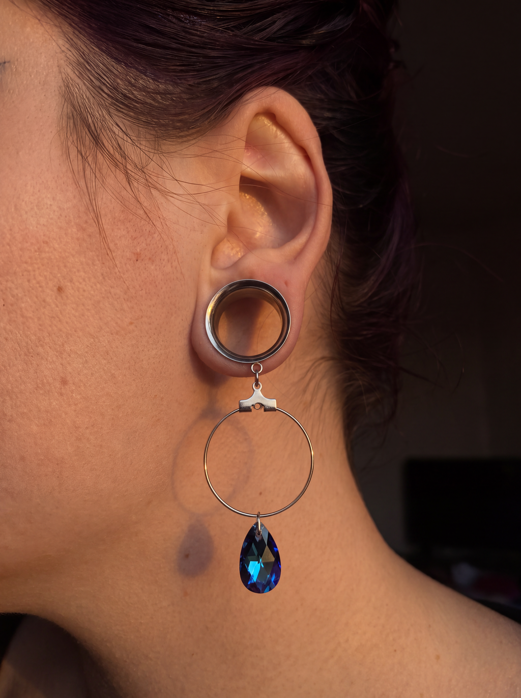 OLIVIA - Barocke Stacheldraht-Poison-Ohr-Tunnel 6mm bis 38mm