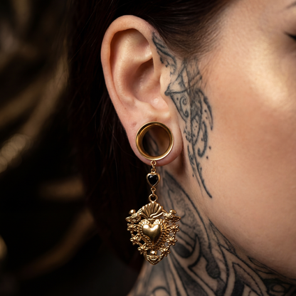 MORGANE – Dehner EX-Voto Schwarz Onyx Herz Strass 6 bis 38 mm