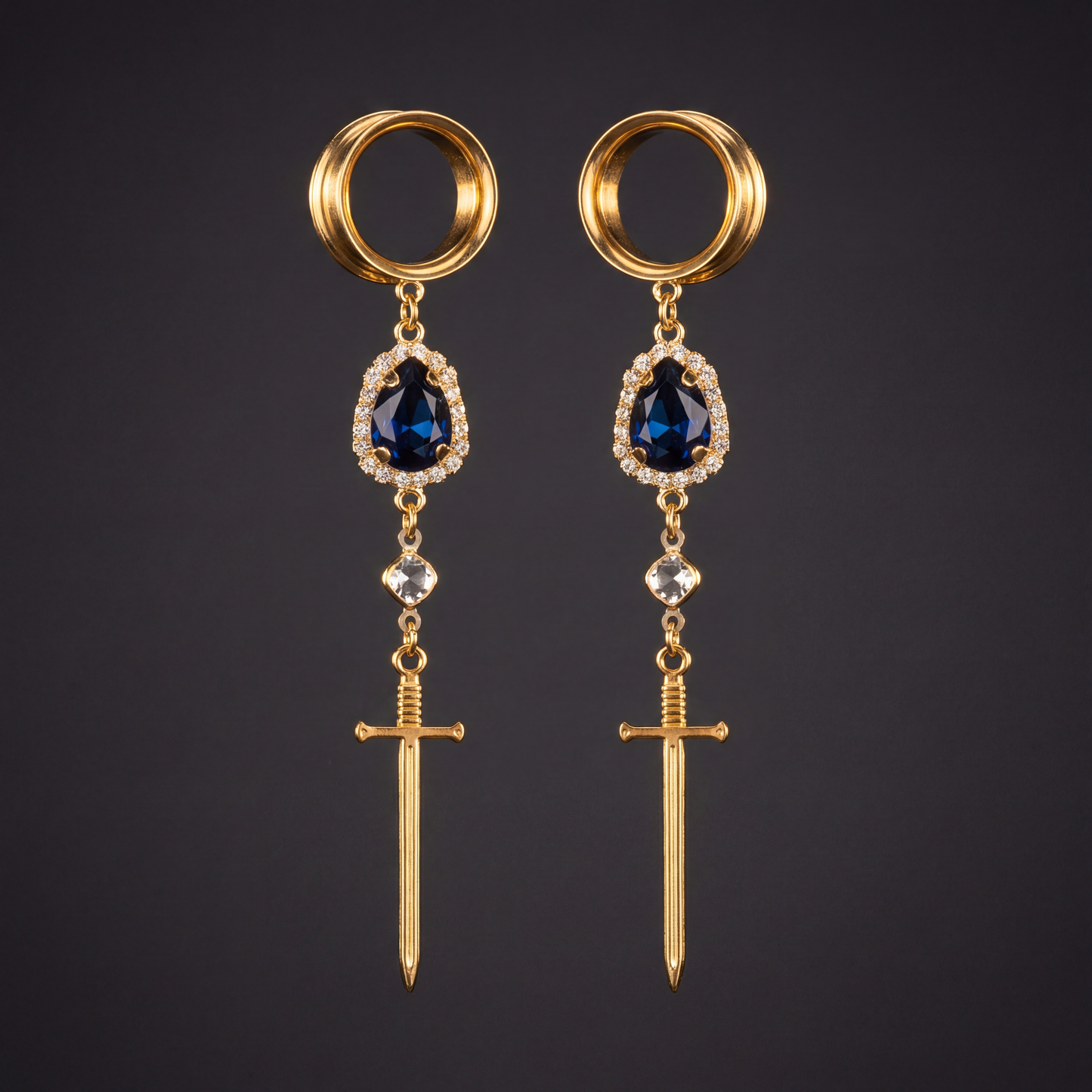 GERMAINE - Medieval Sword Style Sapphire Tapers 6mm to 38mm