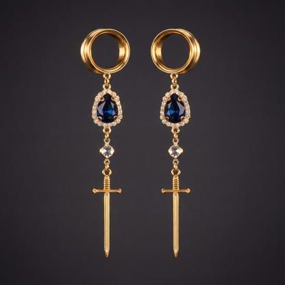 GERMAINE - Medieval Sword Style Sapphire Tapers 6mm to 38mm