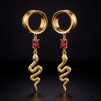 KAREN - Dehner Schlange rot Rubingold hängend 6mm bis 38mm
