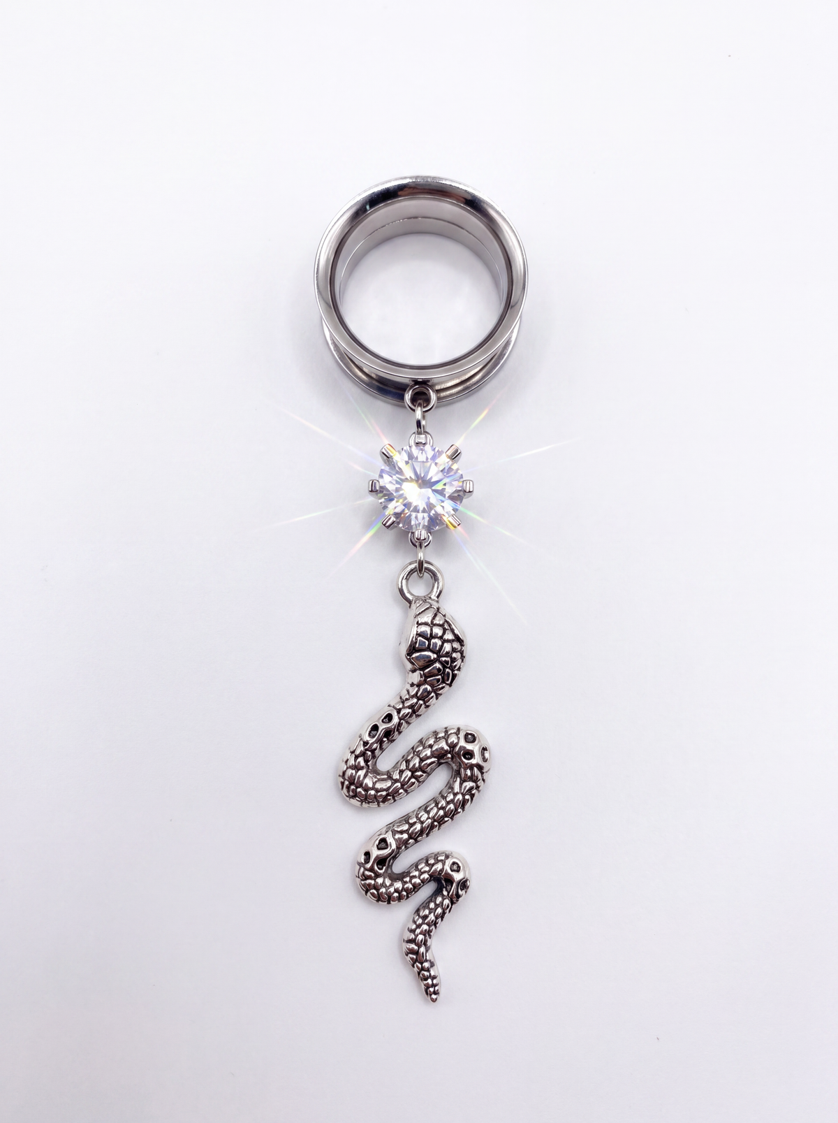 OLIVIA - Barocke Stacheldraht-Poison-Ohr-Tunnel 6mm bis 38mm