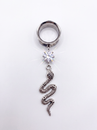 OLIVIA - Barocke Stacheldraht-Poison-Ohr-Tunnel 6mm bis 38mm