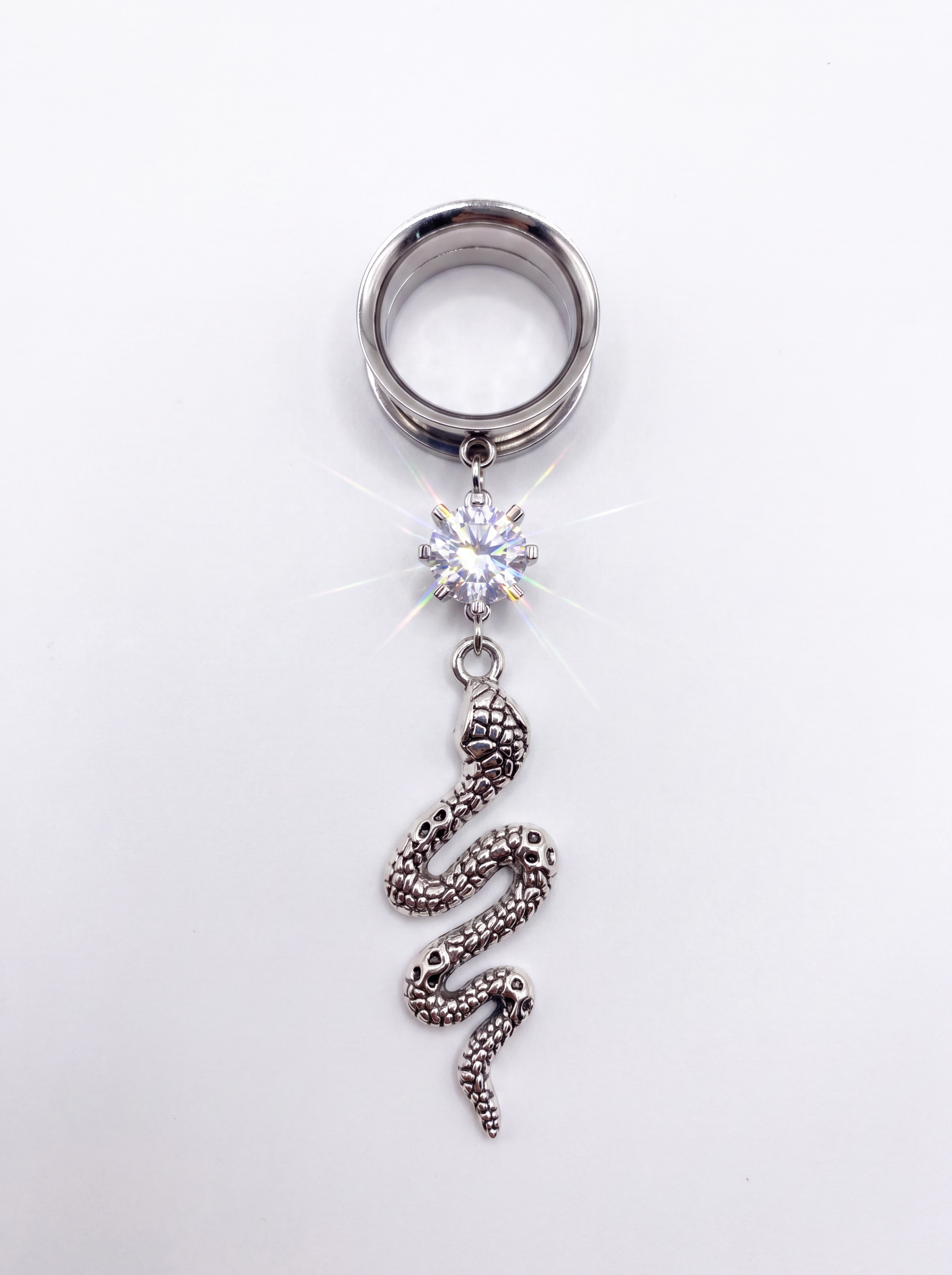 OLIVIA - Barocke Stacheldraht-Poison-Ohr-Tunnel 6mm bis 38mm