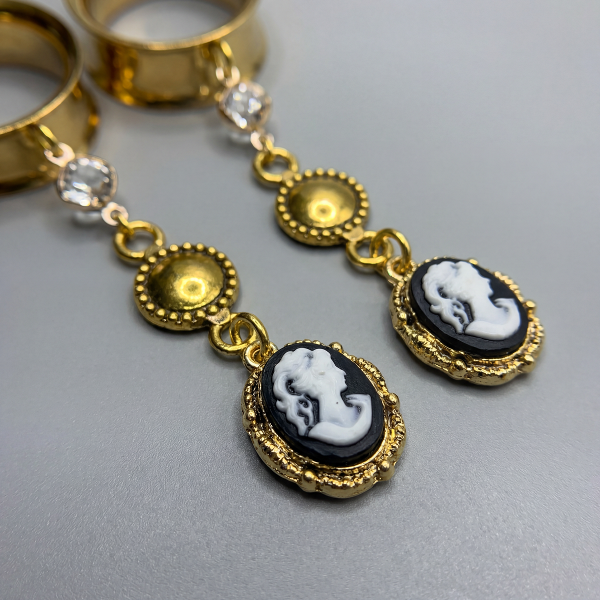 MADELEINE– Écarteurs Camé Reliquaire Apothicaire Gothique de 6 à 38 mm