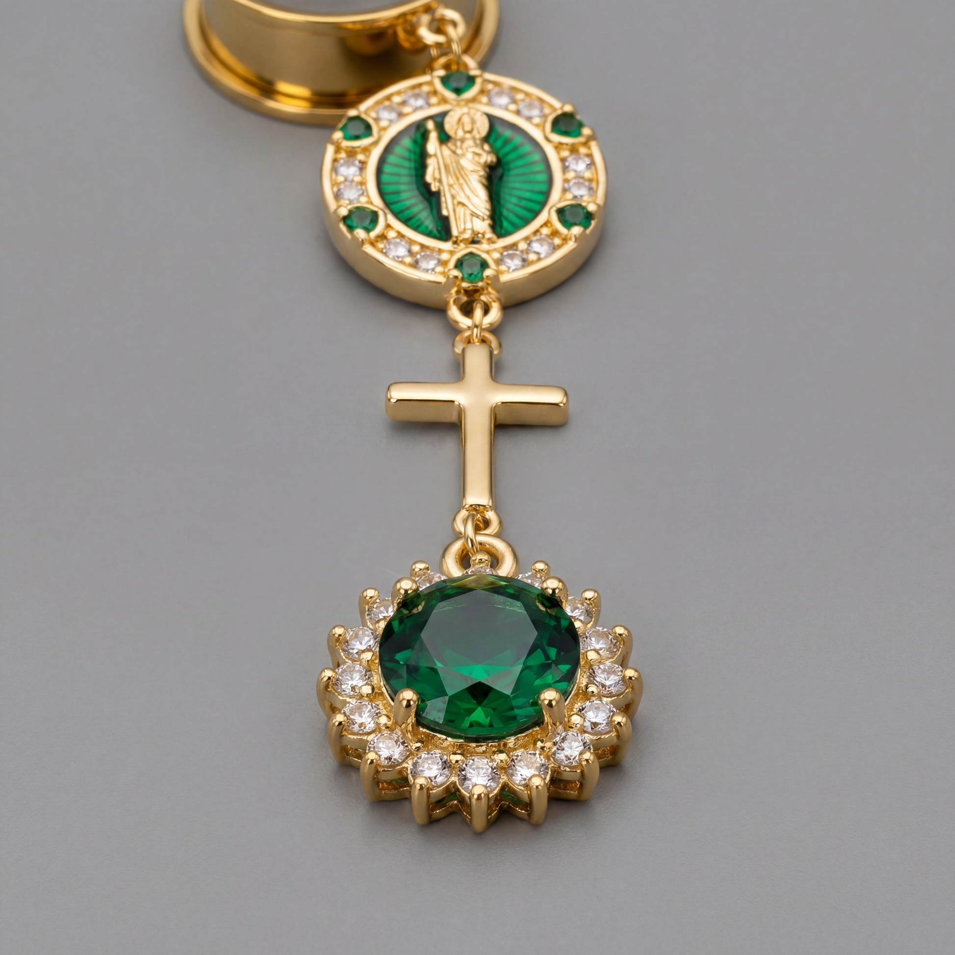ecarteur femme doré baroque vierge royal