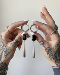 OLIVIA - Barocke Stacheldraht-Poison-Ohr-Tunnel 6mm bis 38mm